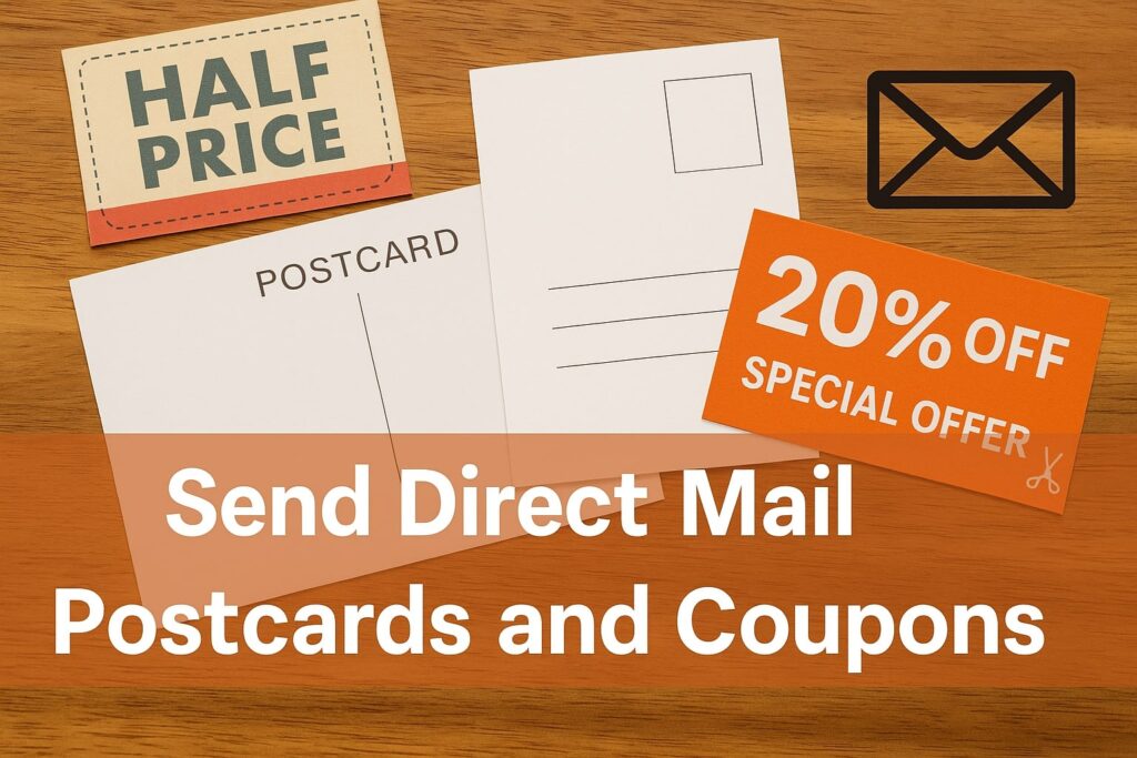 Send Direct Mail Postcards and Coupons