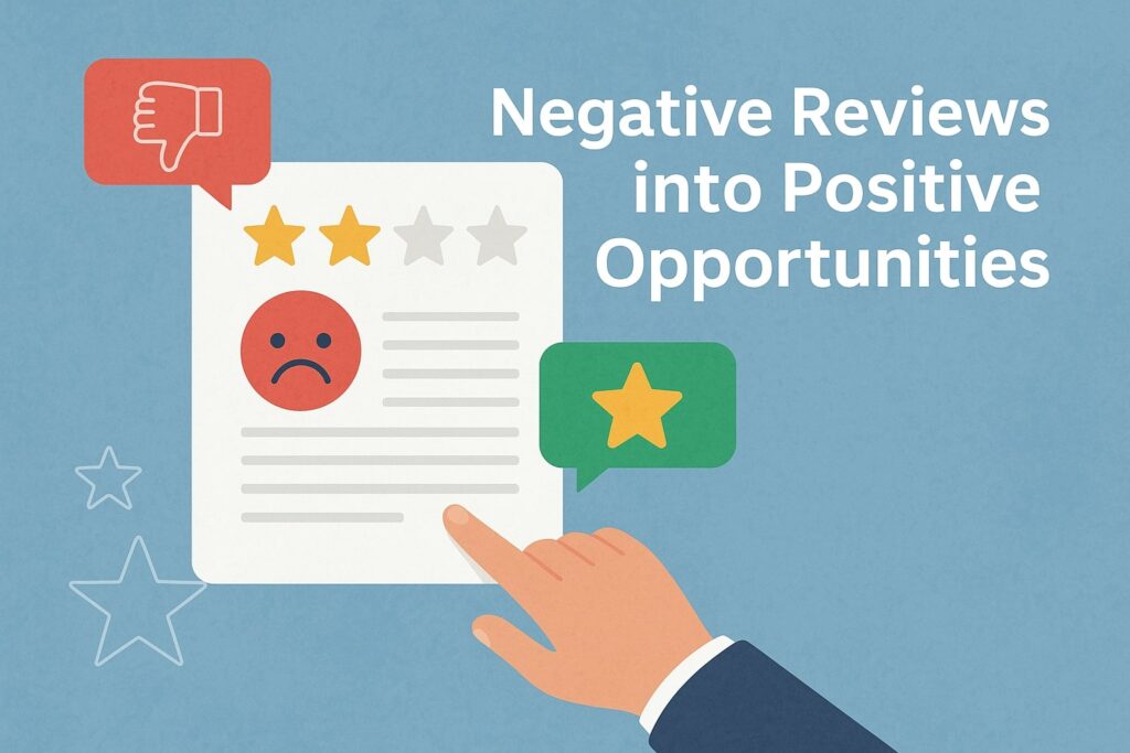 Turning Negative Reviews into Positive Opportunities