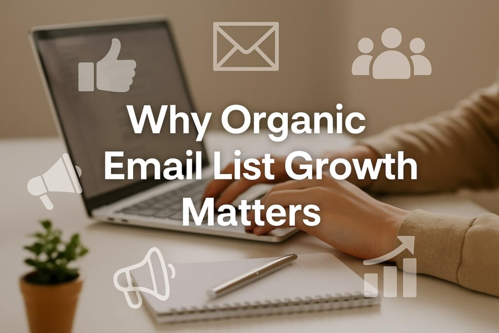 Why Organic Email List Growth Matters