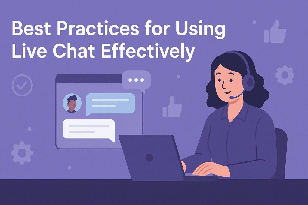 Best Practices for Using Live Chat Effectively