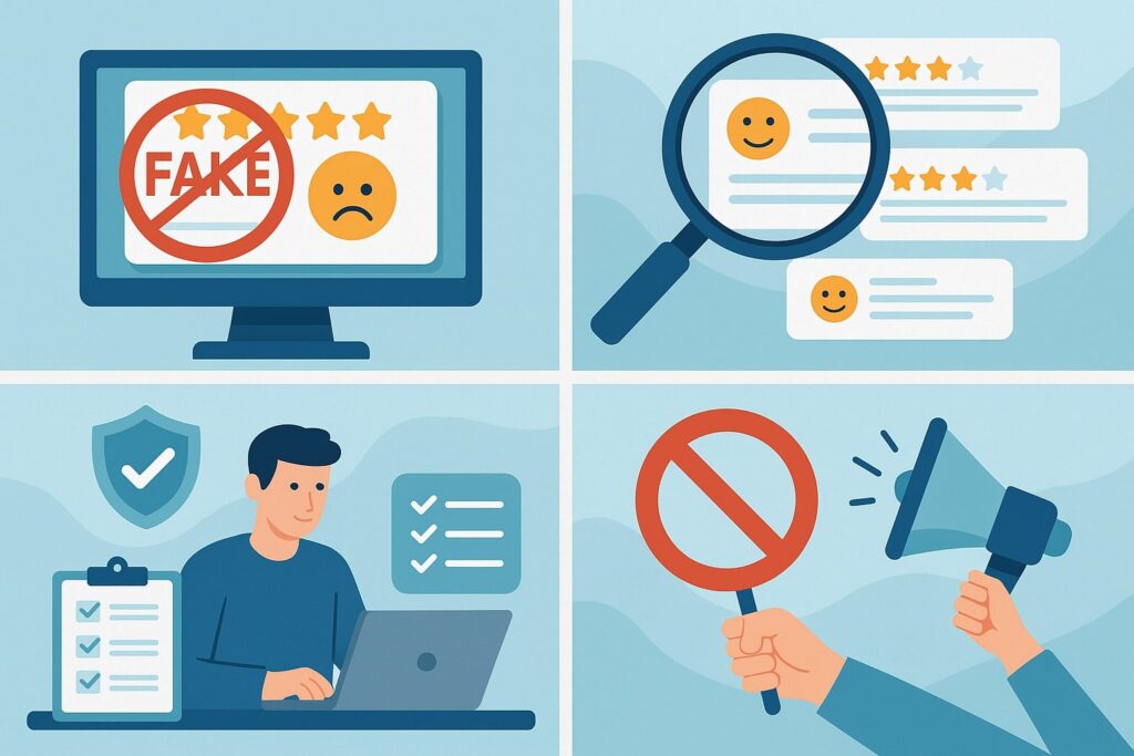 Solutions and Preventive Strategies for Handling Fake Reviews