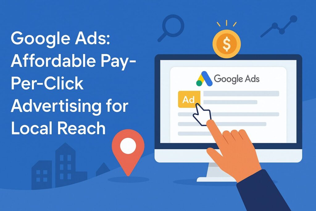 Google Ads: Affordable Pay-Per-Click Advertising for Local Reach