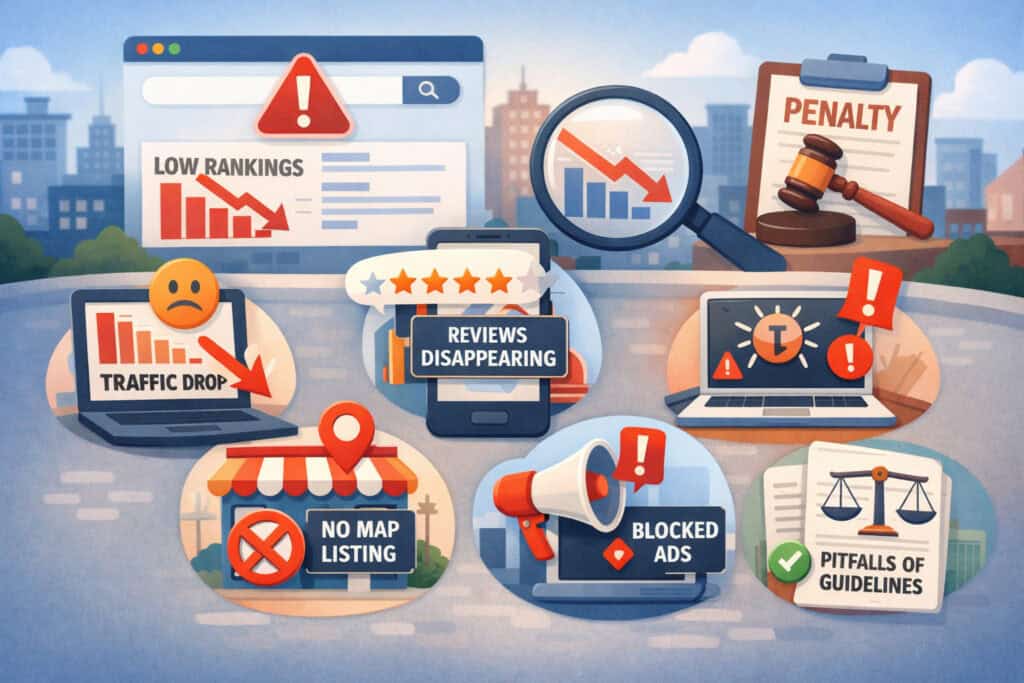 Early Warning Signs You Need to Recover From Local SEO Penalties