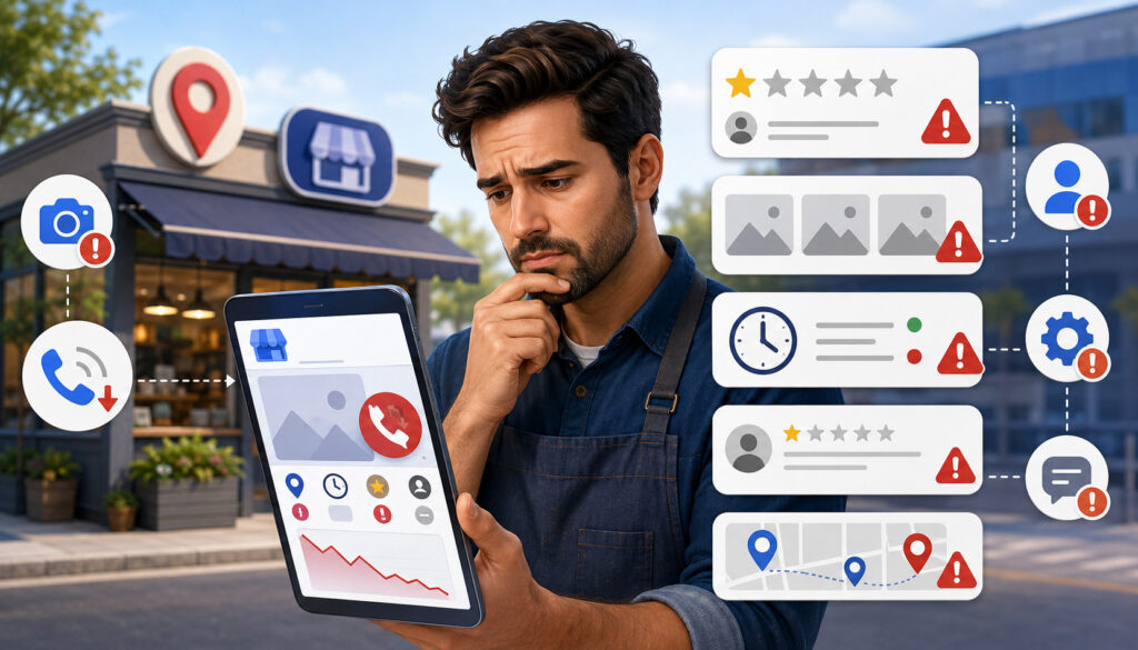 Google Business Profile call mistakes illustration