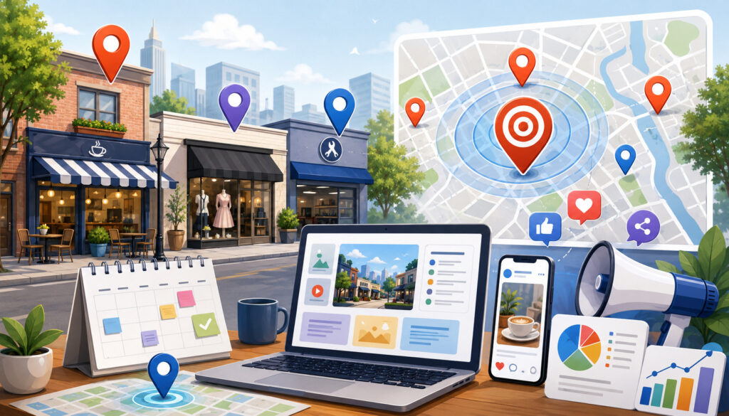 Local geo-targeted marketing strategy