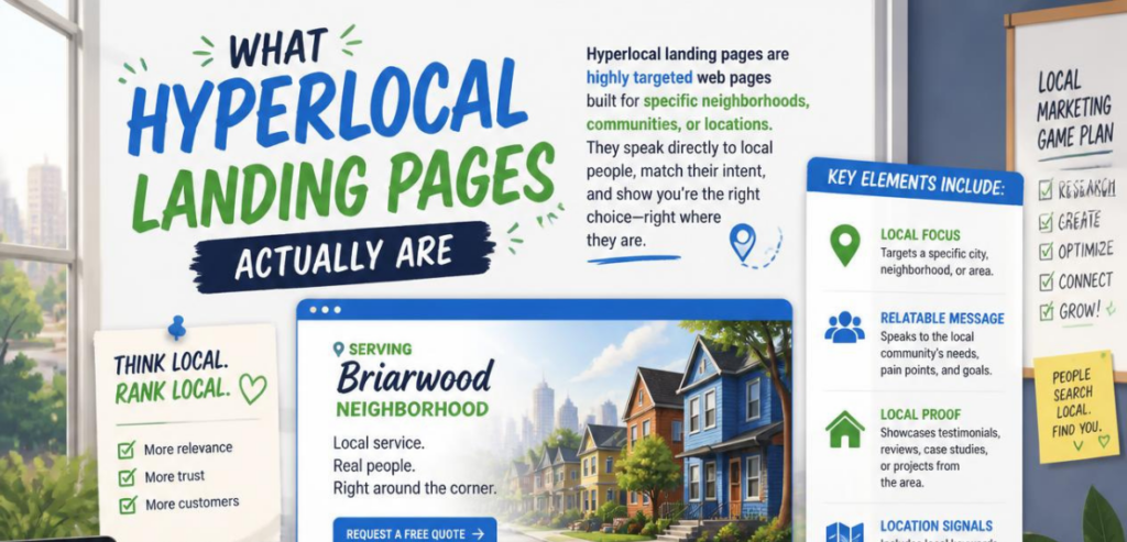 What Hyperlocal Landing Pages Actually Are