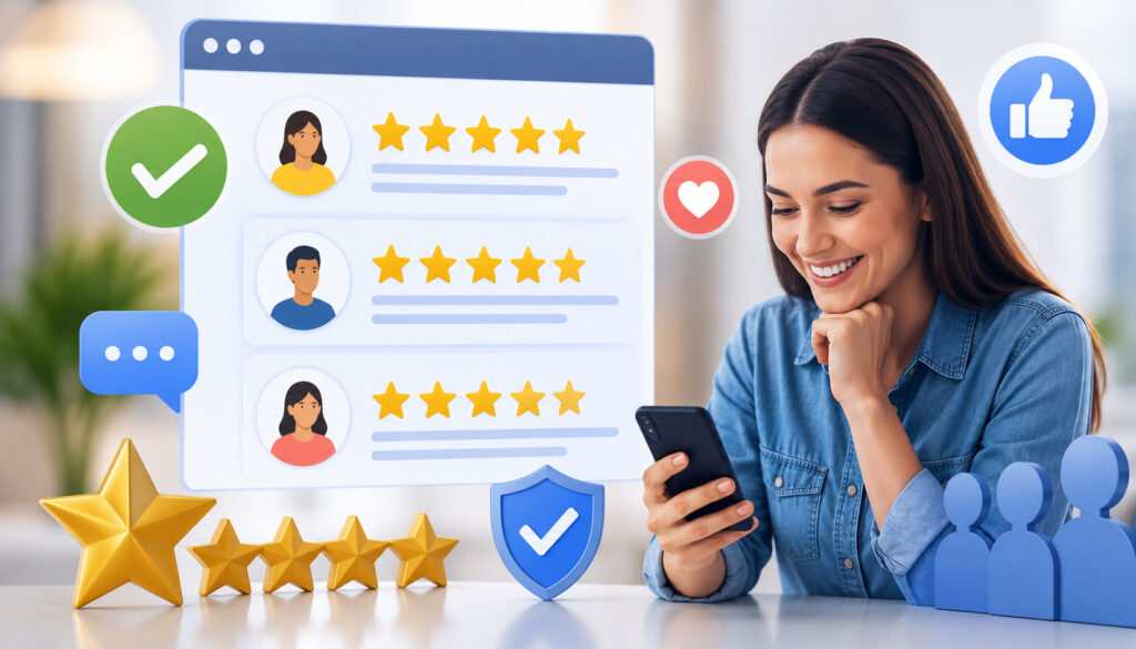 Online reviews building customer trust